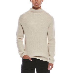 Theory Mens  Nardo Wool & Cashmere-Blend Mock Neck Sweater, Brown